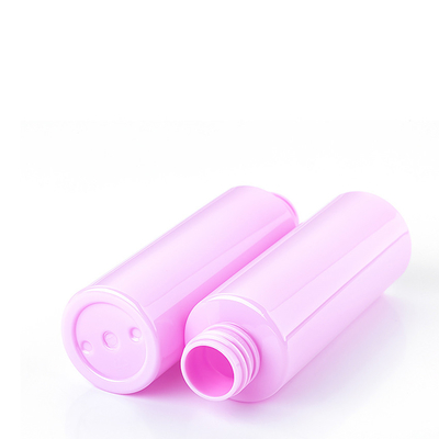 Cylindrical Body Lotion Pink Bottle 120ml For Personal Care Products