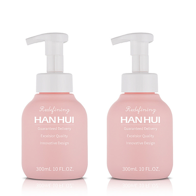 Pink 10 OZ Pump Bottle , 300ml Plastic RPET Foaming Handwash Bottle
