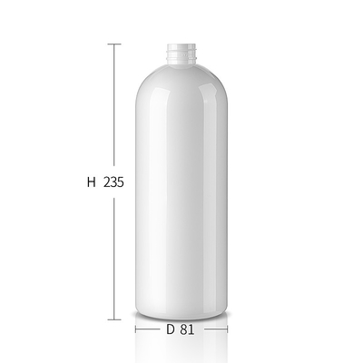 Empty Plastic Shampoo Bottles 1000ml Opaque Color Big Capacity