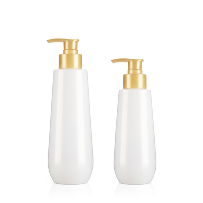 Pearl White 200ml Lotion Pump Bottle For Personal Care Liquid