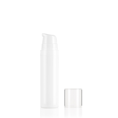 Round Mini Lotion Airless Pump Bottle 10ml 20ML For Baby Face Cream