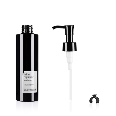 PET Plastic Cosmetic Bottles 200ML Black Free Sample For Cleansing Oil