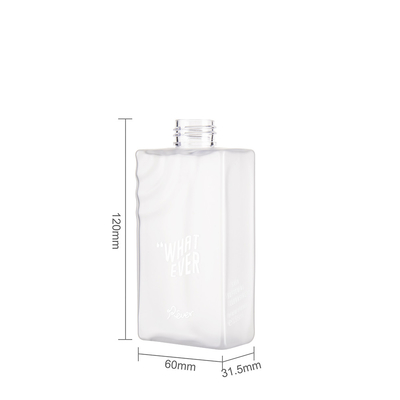 5 OZ Frosted Plastic Cosmetic Bottles Customized For Facial Cleanser