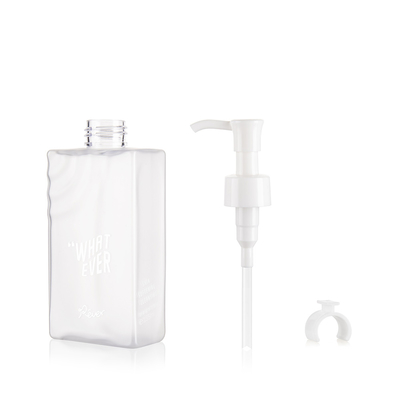 5 OZ Frosted Plastic Cosmetic Bottles Customized For Facial Cleanser