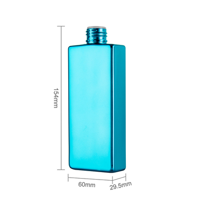 Metal Color Painting Plastic Cosmetic Bottles 200ML With Aluminium Disc Cap