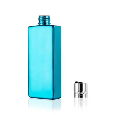 Metal Color Painting Plastic Cosmetic Bottles 200ML With Aluminium Disc Cap