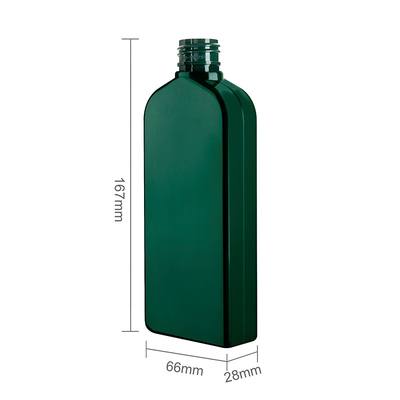 Plastic Customizable Shampoo Squeeze Bottle 7.5 OZ With Flip Cap