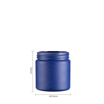 Travel Size PET Wide Mouth Plastic Jars 70ml Sustainable Cosmetic Jars