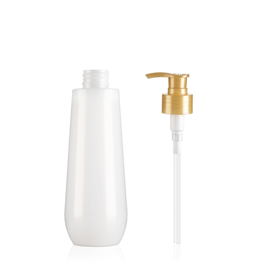 Pearl White 200ml Lotion Pump Bottle For Personal Care Liquid