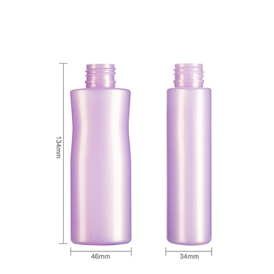 Cleansing Oil Plastic Cosmetic Bottles 110ML Eco Friendly PET Bottles With Clip Pump