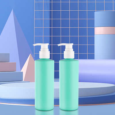 250 ML PET Bottle Matte Finish Hair Care Containers Cylinder With Pump