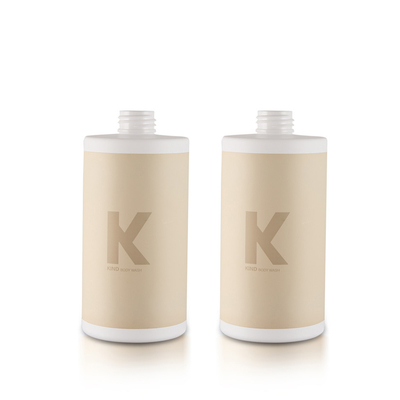 Empty Hair Care Containers Eco Friendly RPET PET Plastic Bottle 400ml