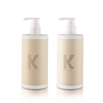 Empty Hair Care Containers Eco Friendly RPET PET Plastic Bottle 400ml