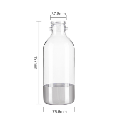 500ml Soda Stream Water Bottle Eco Friendly Plastic Pet Pctg For Household