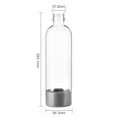 1l 1000ml Soda Maker Bottle Big Volume Fizzy Water Bottle For Restaurant