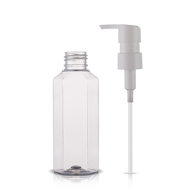110ML Special Shaped Cosmetic Bottles Plastic With Oil Pump For Hair Oil Products