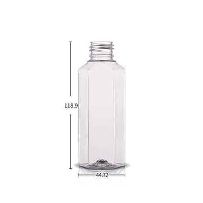 110ML Special Shaped Cosmetic Bottles Plastic With Oil Pump For Hair Oil Products