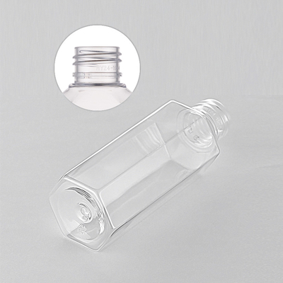 110ML Special Shaped Cosmetic Bottles Plastic With Oil Pump For Hair Oil Products