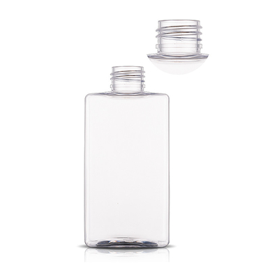 200ml Square Plastic PET Cosmetic Bottles With 24/410 Neck Size For body Oil