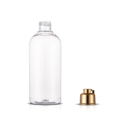 Recyclable 10 OZ Boston Round PET Plastic Bottle Cosmetic For Body Lotion