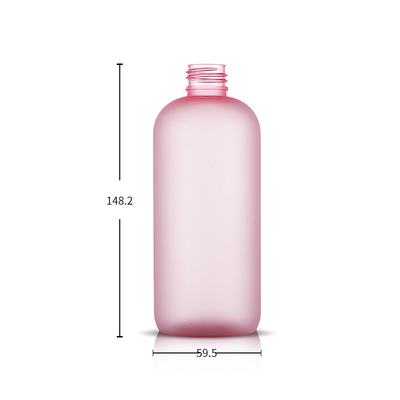 Matte Finish Hair Care Containers With Logo Boston Round Bottle For Hair Gel