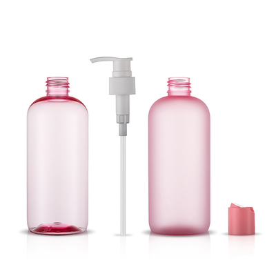 Matte Finish Hair Care Containers With Logo Boston Round Bottle For Hair Gel