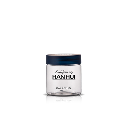 70ml Clear Round Wide Mouth Plastic Jars Packaging For Facial Cream