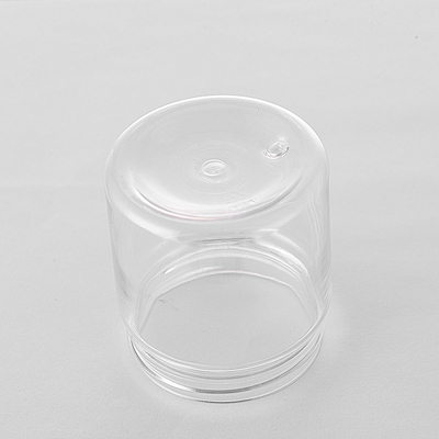 70ml Clear Round Wide Mouth Plastic Jars Packaging For Facial Cream