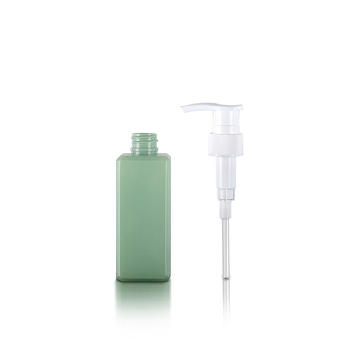 100ML Square Cosmetic Plastic Bottle With Sprayer Lotion Pump Eco-Friendly PET PCR