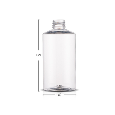 9 OZ Capacity Clear Plastic Lotion Bottle With Disc Cap 24/410 Neck Size