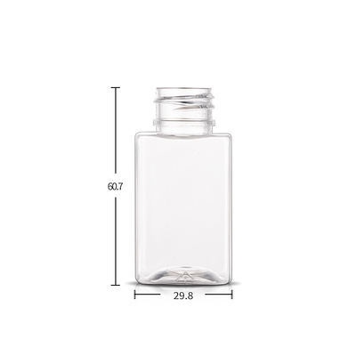 Travel Size 35ml Empty Plastic Shampoo Bottle For Hotel Hair Care Products