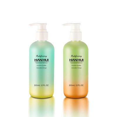 300ml Matte Finish Plastic Bottles Packaging For Shampoo And Conditioner