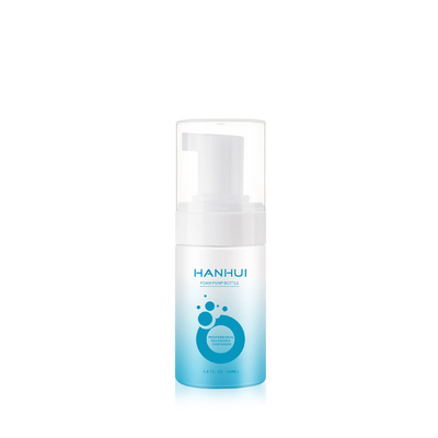 1Oz Plastic Foamer Bottle With White Mini Dispenser for Face Wash Lash Shampoo Skin Care