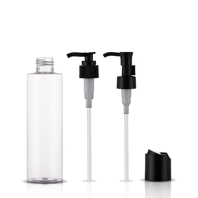 Pump Spray Black Dispenser Pump Bottle PP Material For Smooth Dispensing Shampoo