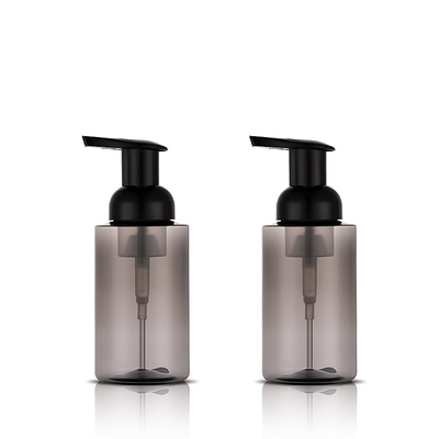 250ml Transparent Plastic Foam Soap Dispensers For Bathroom Countertops