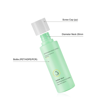 Flexible Body Design 250ML Plastic Cosmetic Bottles For Personal Care Products