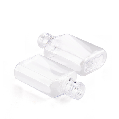 20ML Square Clear Bottle With Purple Flip Cap For  Handwashing Fluid