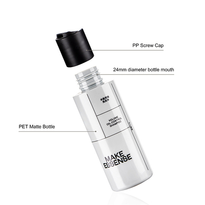 Round Eco PCR Shampoo Packaging Bottles100ml Plastic Recycled PP Disc Cap Shampoo Bottles