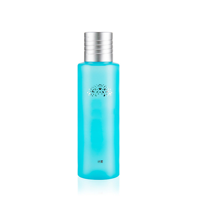 Round Shape 4 Oz Plastic Cosmetic Bottles For Personal Care Packaging Container