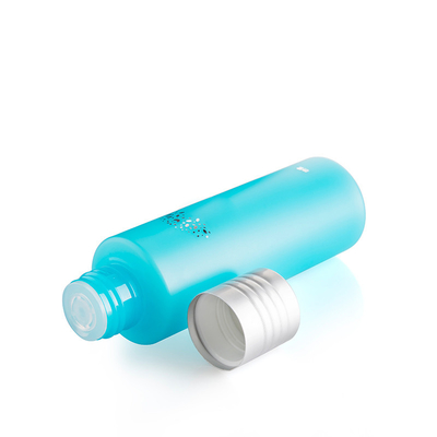 Round Shape 4 Oz Plastic Cosmetic Bottles For Personal Care Packaging Container