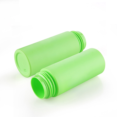 150ml Youthful Green Plastic Foam Bottle Blue Printing Logo With White Foam Pump