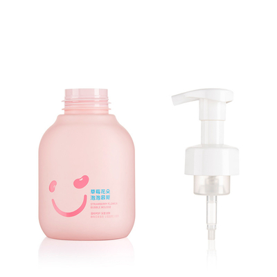 Plastic Soft Touch Finish Foaming Facial Cleanser Bottle 300ML For Kids