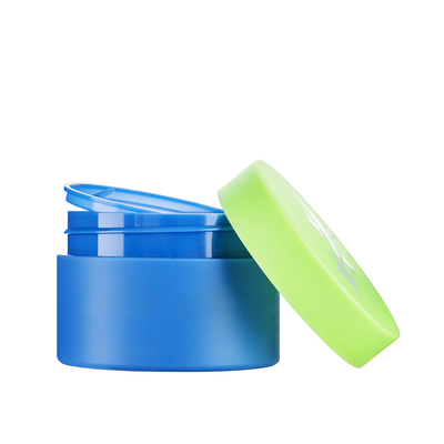 Heavy Wall Crystal PET Plastic Jars 50ml Cosmetic Jars For Facial Mask