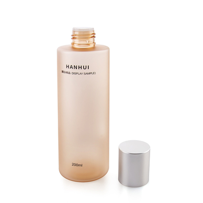 230ML OEM ODM Custom Plastic Bottles With Electroplated Lid For Toner