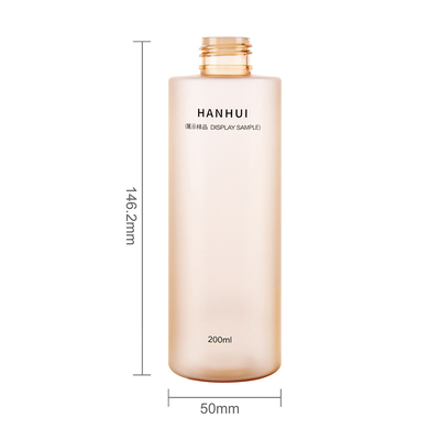 230ML OEM ODM Custom Plastic Bottles With Electroplated Lid For Toner