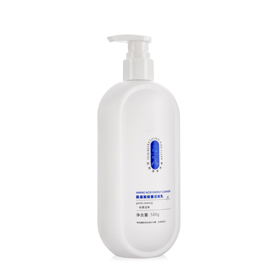500ML ODM OEM White PET Bottle For Amino Acid Energy Face Cleanser