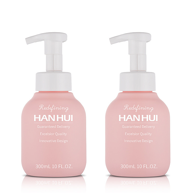 Pink 10 OZ Pump Bottle , 300ml Plastic RPET Foaming Handwash Bottle
