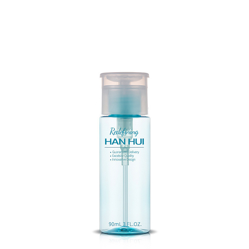 Cylinder Plastic Cosmetic Bottles 3 OZ 90ML For Makeup Remover