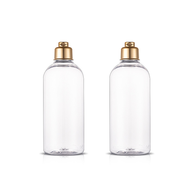 Recyclable 10 OZ Boston Round PET Plastic Bottle Cosmetic For Body Lotion
