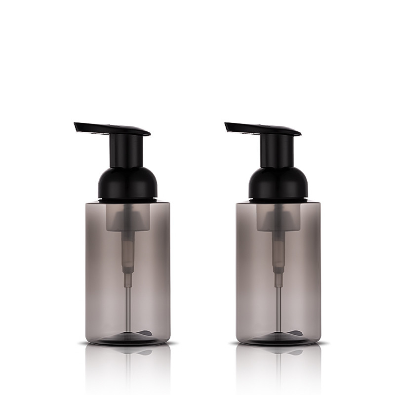 250ml Transparent Plastic Foam Soap Dispensers For Bathroom Countertops